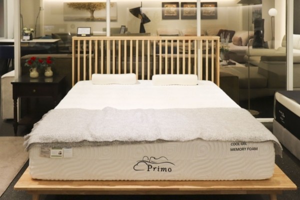 리빙에이 고무나무 원목 평상형 침대 프레임 창살 디자인 퀸침대 Q사이즈